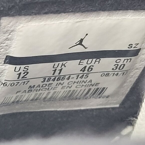 Air Jordan 6 Retro Gatorade Men's White Orange Sneakers 384664-145 US Size 12 - Picture 8 of 8